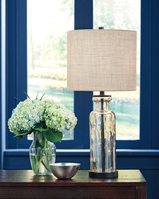 Laurentia Glass Table Lamp (1/CN) - Discount Furniture Connection
