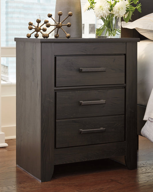 Brinxton Two Drawer Night Stand - Discount Furniture Connection