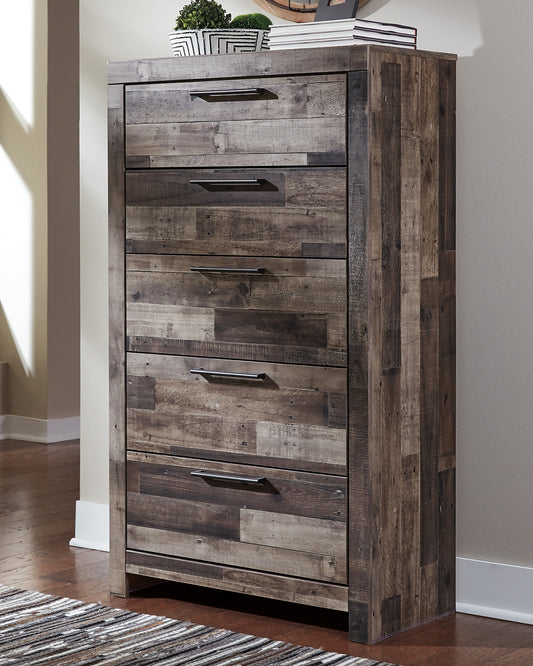 Derekson Five Drawer Chest - Discount Furniture Connection