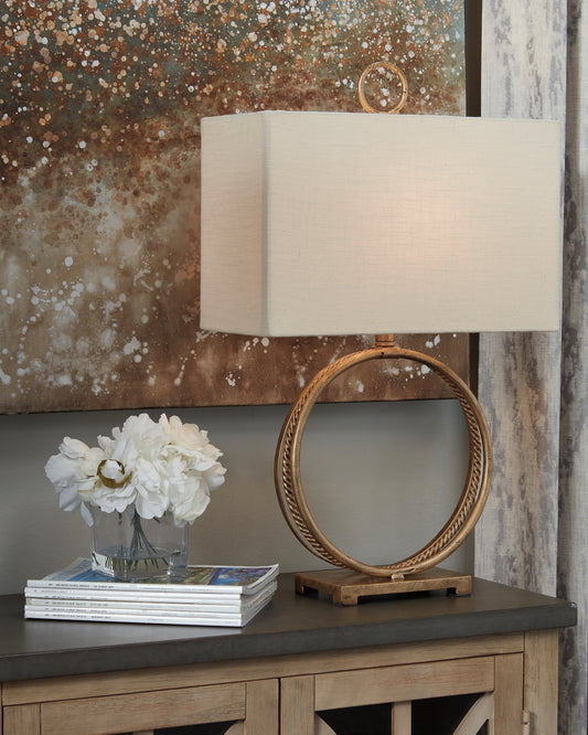 Mahala Metal Table Lamp (1/CN) - Discount Furniture Connection