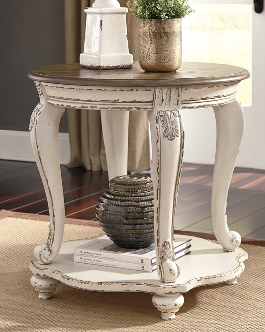 Realyn Round End Table - Discount Furniture Connection