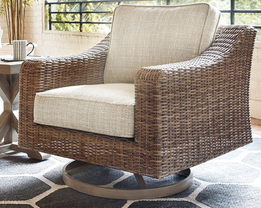 Beachcroft Swivel Lounge Chair (1/CN) - Discount Furniture Connection