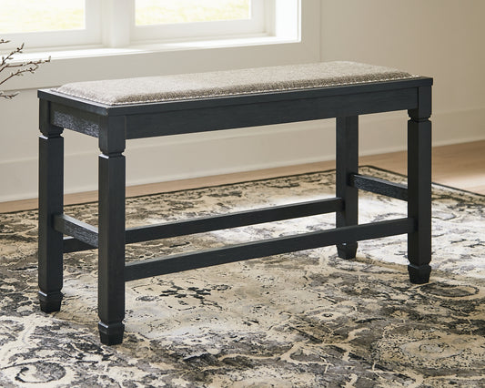 Tyler Creek DBL Counter UPH Bench (1/CN) - Discount Furniture Connection
