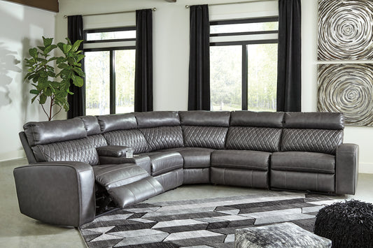 Samperstone 6-Piece Power Reclining Sectional - Discount Furniture Connection