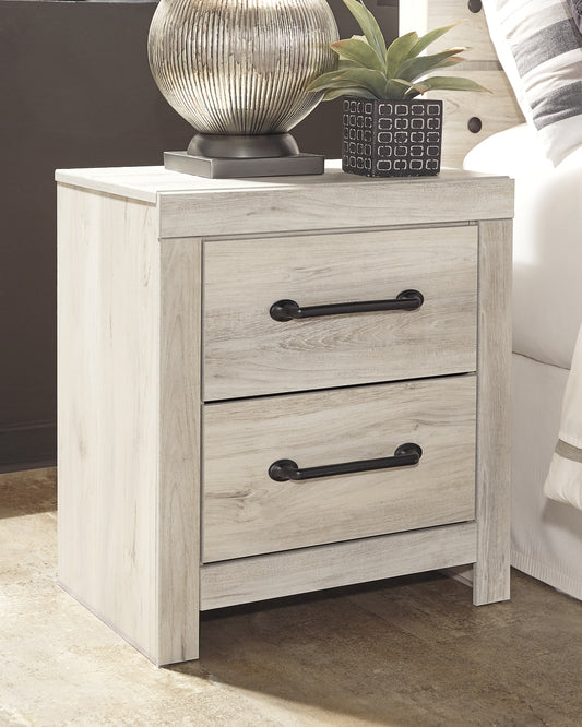 Cambeck Two Drawer Night Stand - Discount Furniture Connection