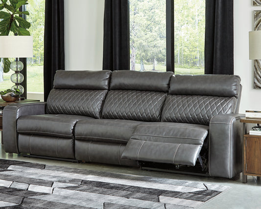 Samperstone 3-Piece Power Reclining Sectional Sofa - Discount Furniture Connection