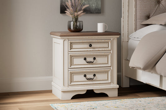 Realyn Three Drawer Night Stand - Discount Furniture Connection