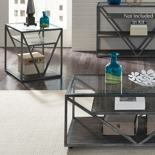 3 Piece Set (1-Cocktail 2-End Tables)