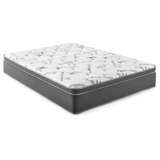 Sommet 13-inch California King Bamboo Euro Top Hybrid Mattress