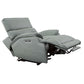 DATON LEATHER DUAL-POWER RECLINER, MINT