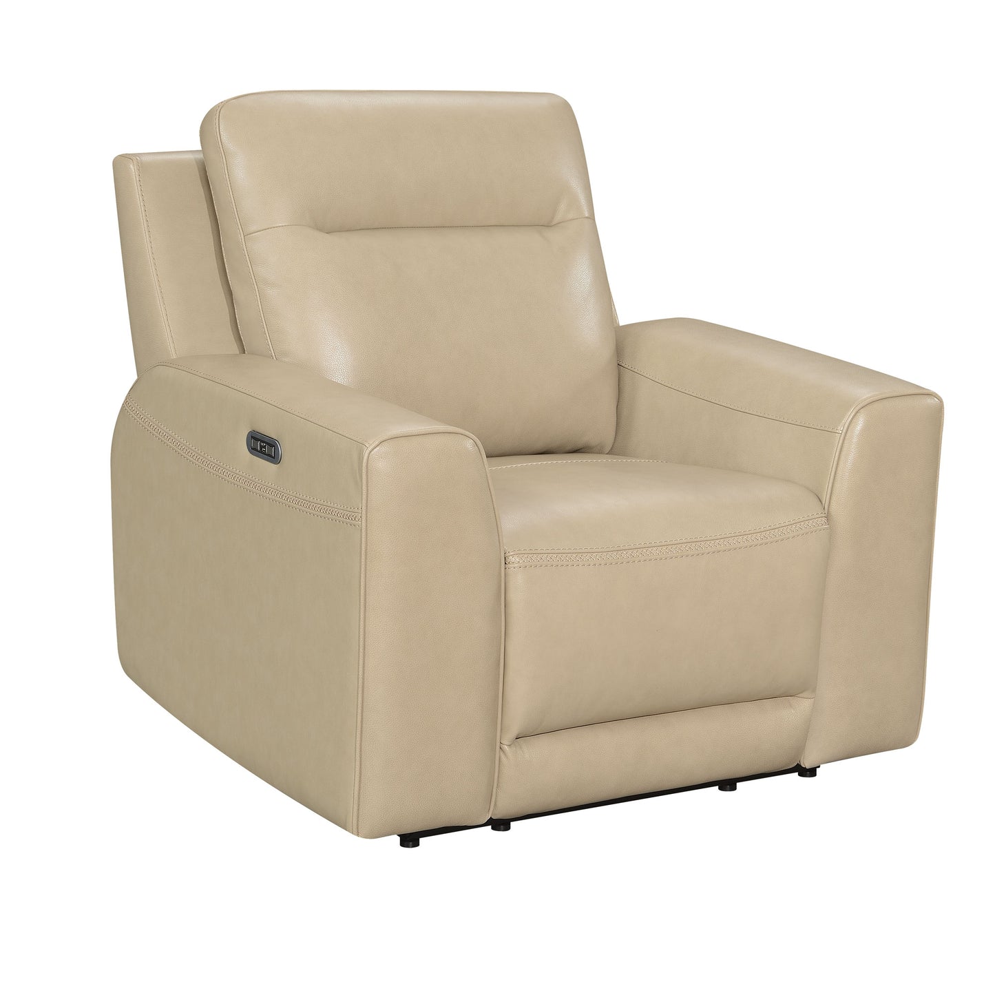 DONCELLA DUAL-POWER LEATHER RECLINER