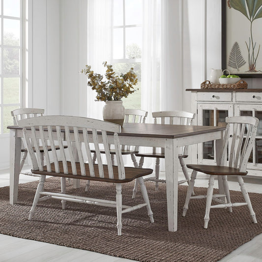 6 Piece Rectangular Table Set