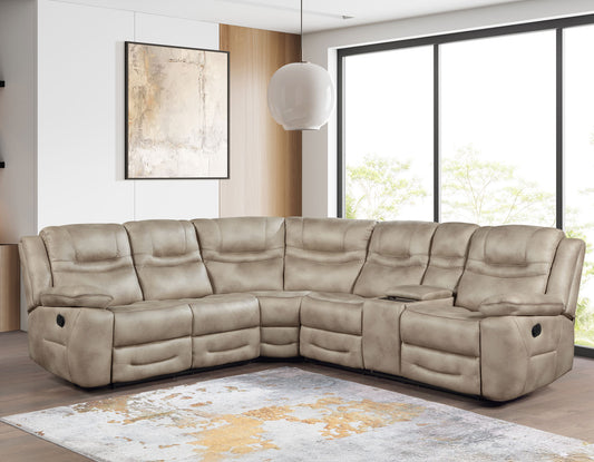 Shelton 3-Piece Manual Reclining Sectional