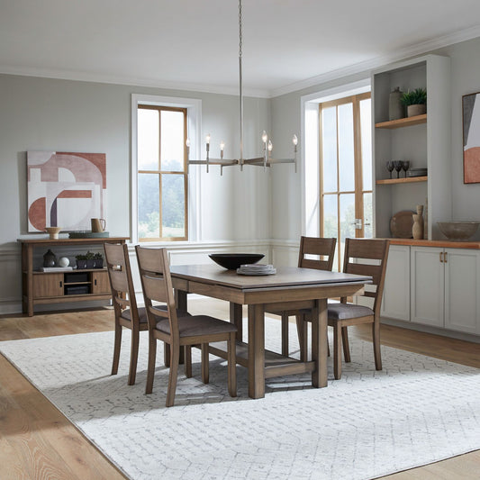 Optional 5 Piece Trestle Table Set
