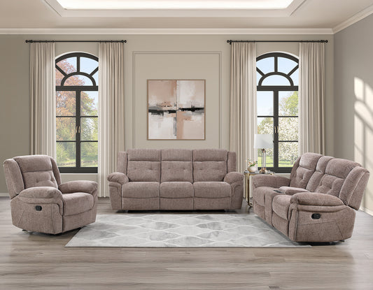 Sydney Manual Reclining
91″ Sofa
91″ Console Loveseat
Recliner