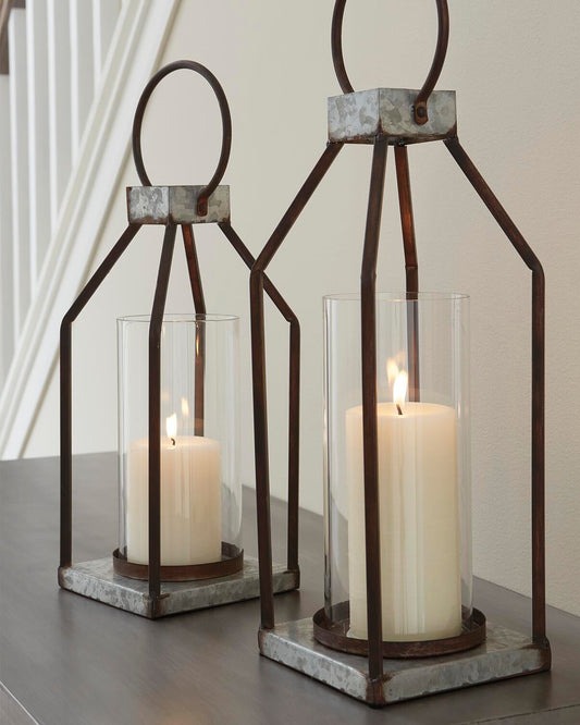 Diedrick Lantern Set (2/CN) - Discount Furniture Connection