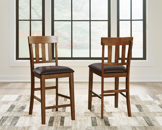 Ralene Upholstered Barstool (2/CN) - Discount Furniture Connection