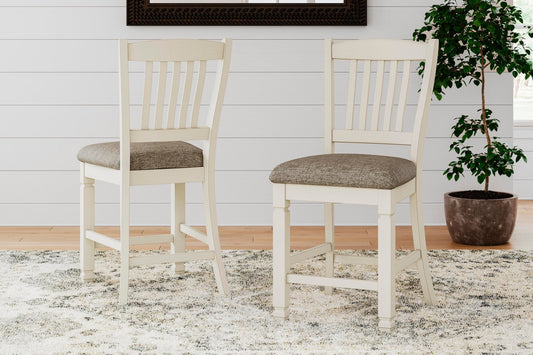 Bolanburg Upholstered Barstool (2/CN) - Discount Furniture Connection