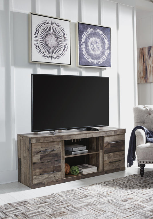 Derekson LG TV Stand w/Fireplace Option - Discount Furniture Connection