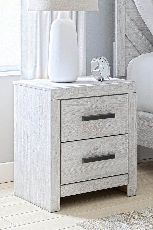 Cayboni Two Drawer Night Stand - Discount Furniture Connection