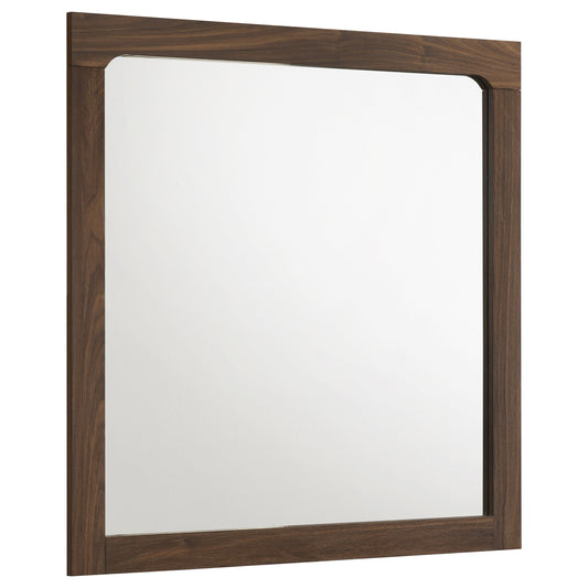 Etienne Square Dresser Mirror Walnut