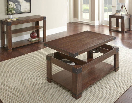 Arusha, Lift-Top Cocktail Table, Castered