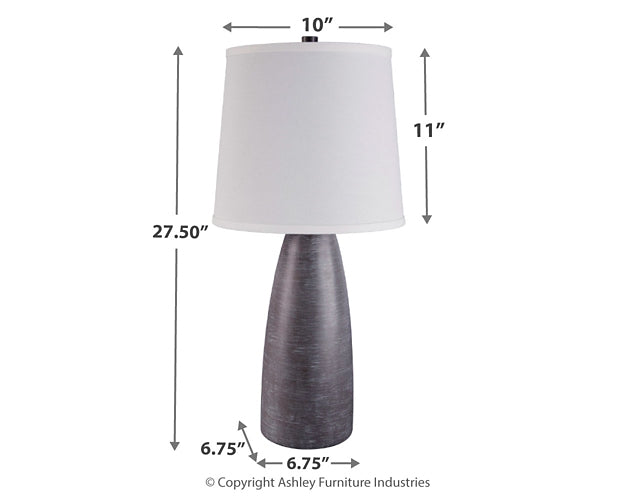 Shavontae Poly Table Lamp (2/CN) - Discount Furniture Connection