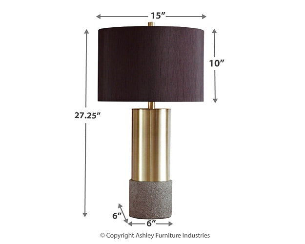 Jacek Metal Table Lamp (2/CN) - Discount Furniture Connection