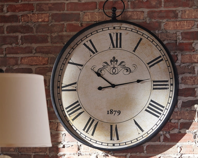 Augustina Wall Clock - Discount Furniture Connection