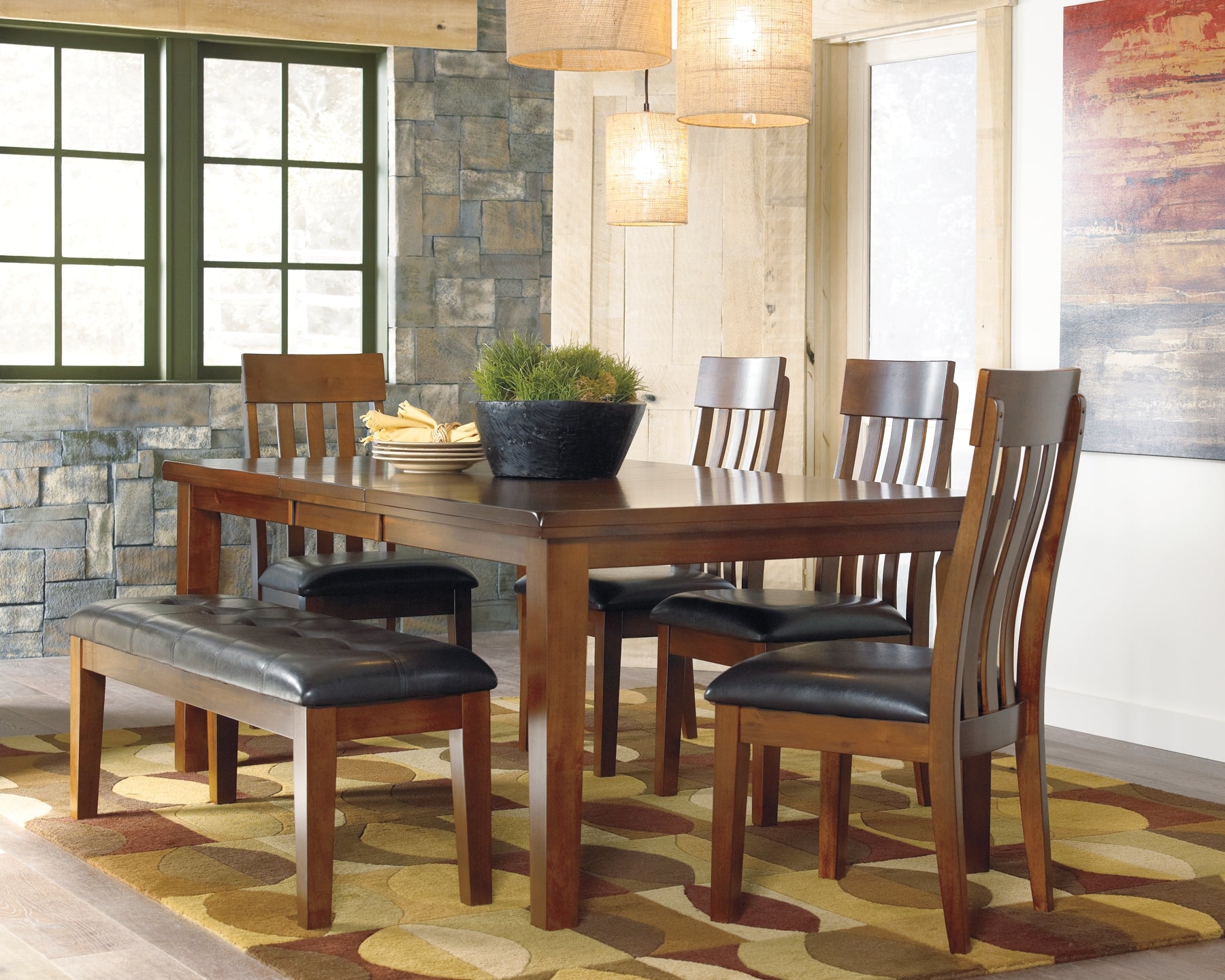 Ralene Large UPH Dining Room Bench - Discount Furniture Connection
