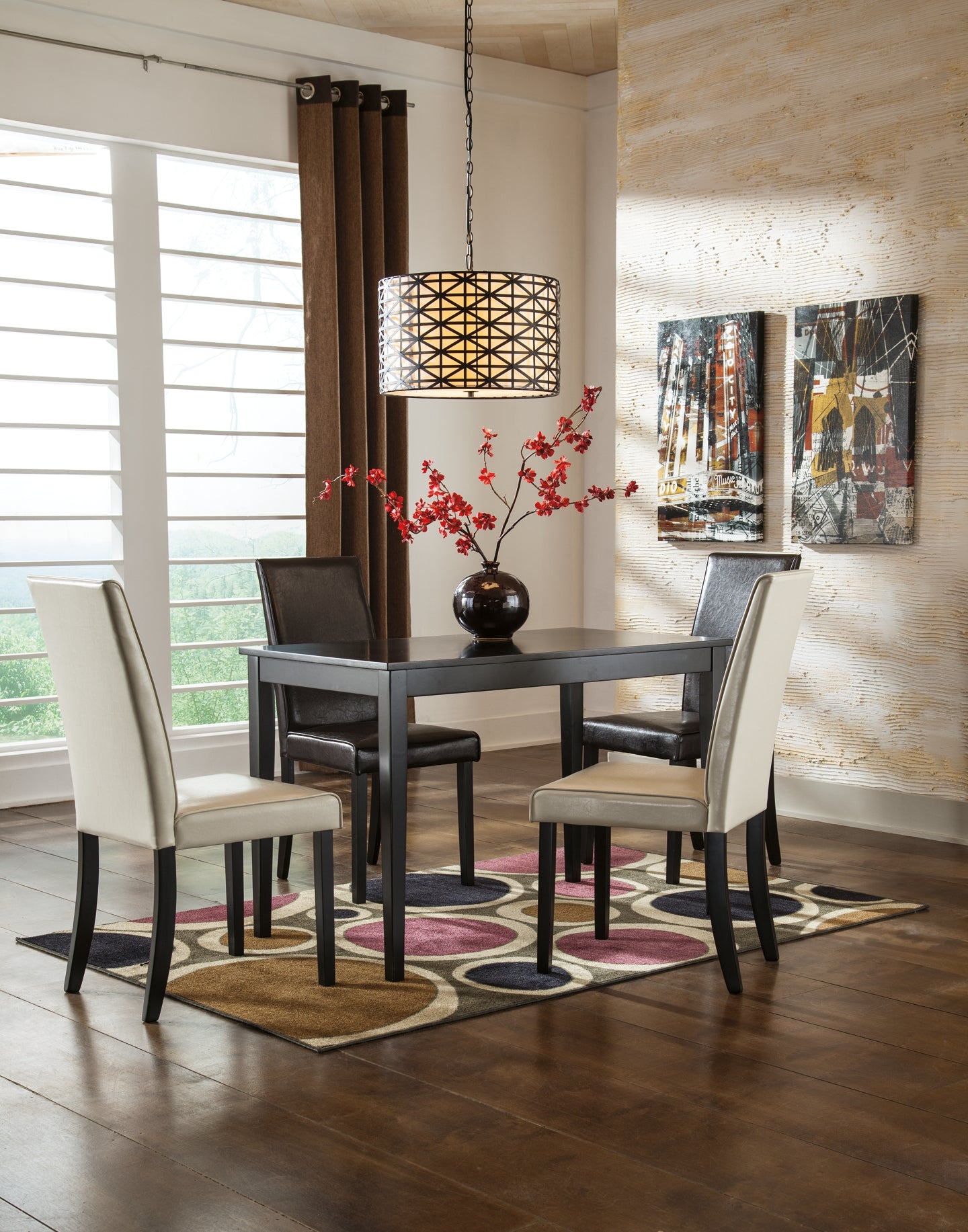 Kimonte Rectangular Dining Room Table - Discount Furniture Connection