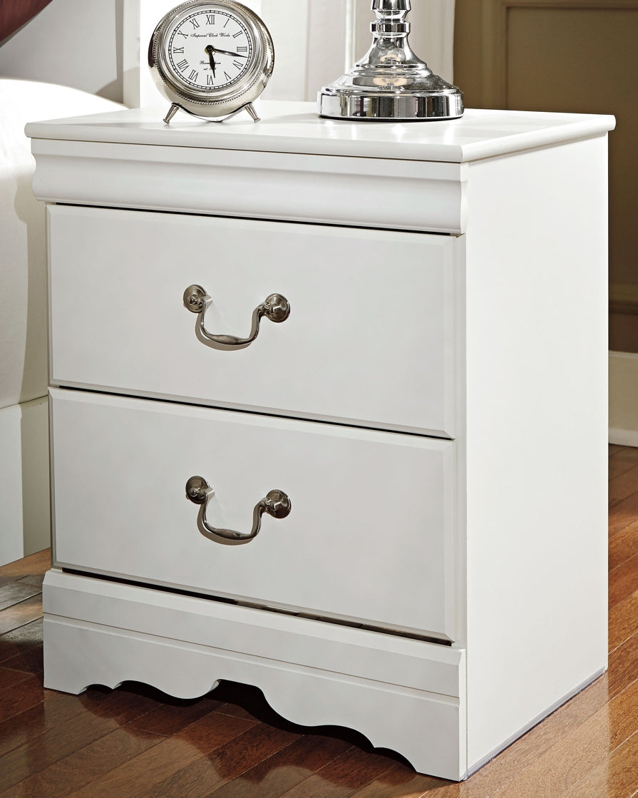 Anarasia Two Drawer Night Stand - Discount Furniture Connection