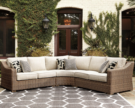 Beachcroft 3-Piece Outdoor Seating Set - Discount Furniture Connection