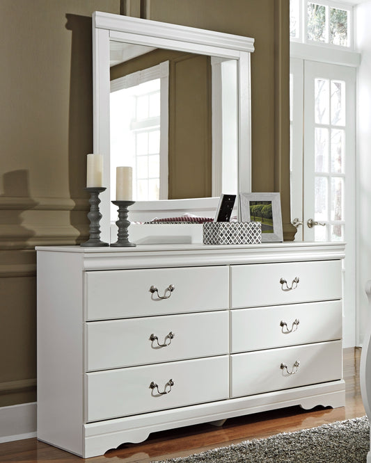 Anarasia Dresser and Mirror - Discount Furniture Connection
