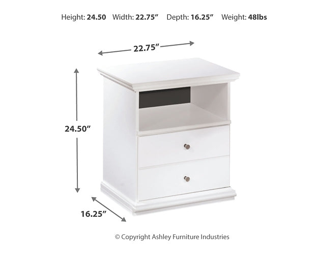 Bostwick Shoals One Drawer Night Stand - Discount Furniture Connection