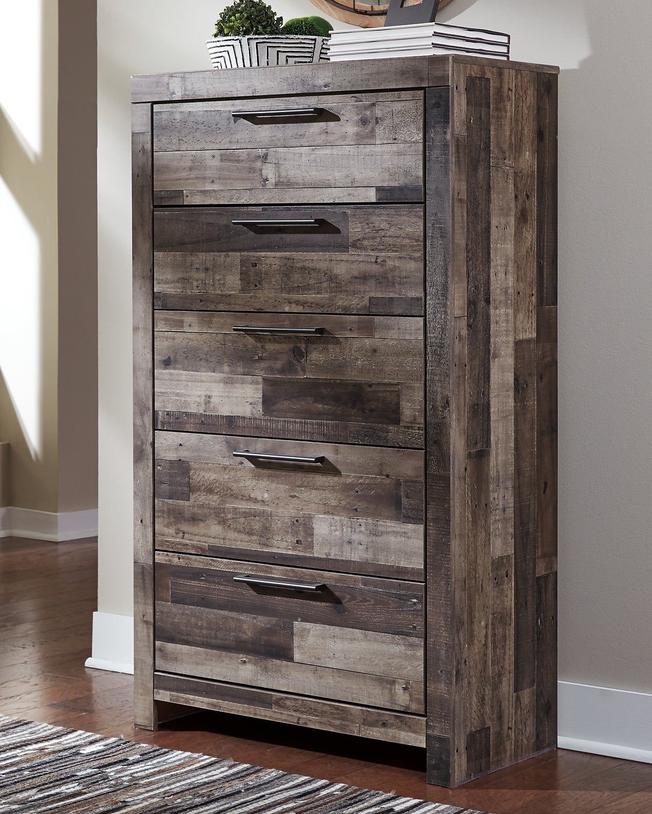 Derekson Five Drawer Chest - Discount Furniture Connection