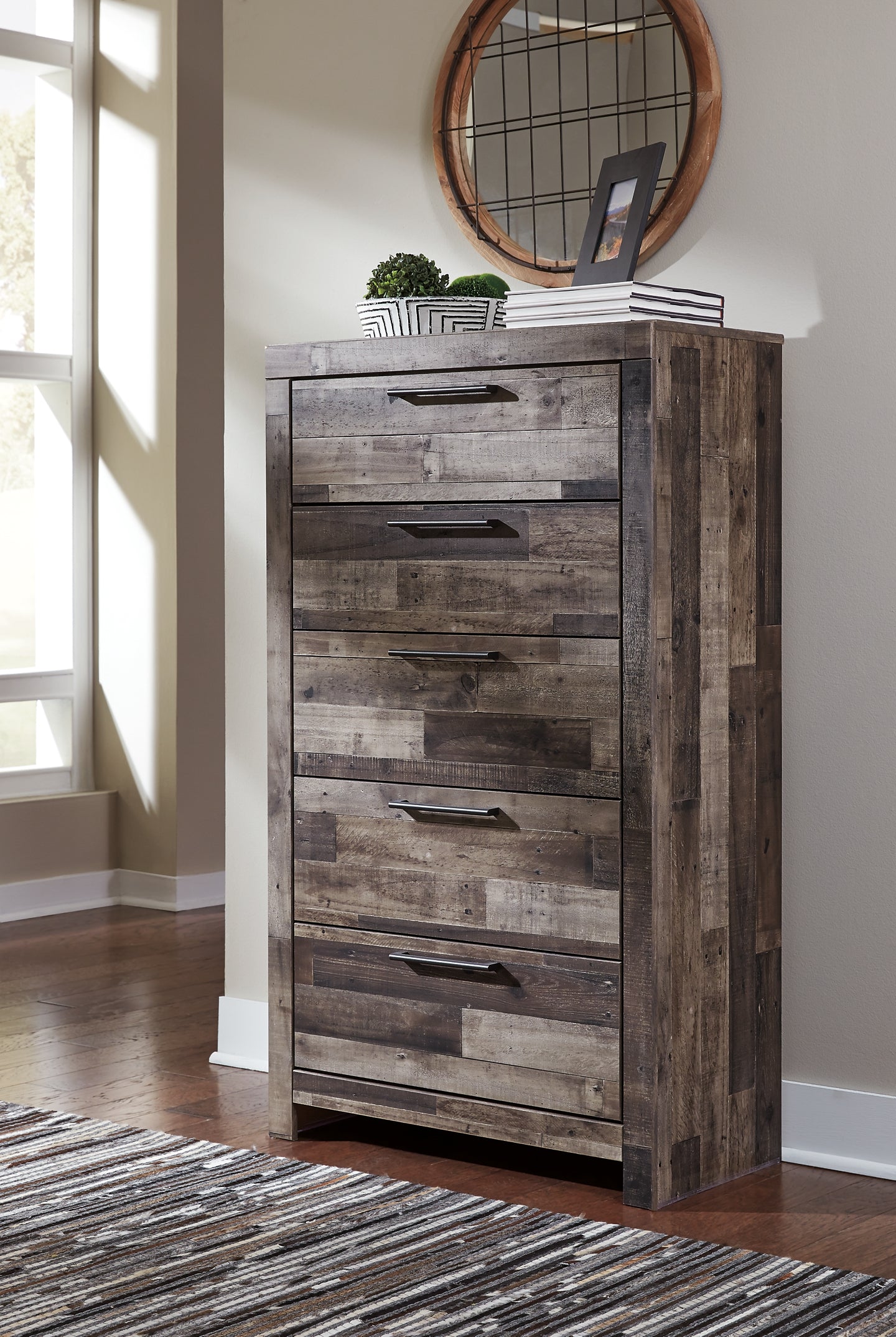 Derekson Five Drawer Chest - Discount Furniture Connection