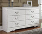 Anarasia Six Drawer Dresser - Discount Furniture Connection