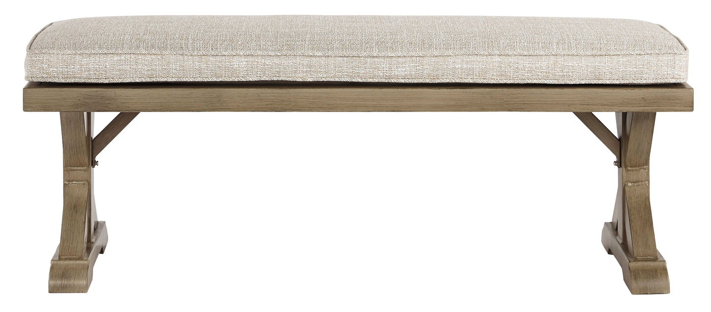 Beachcroft Bench with Cushion - Discount Furniture Connection