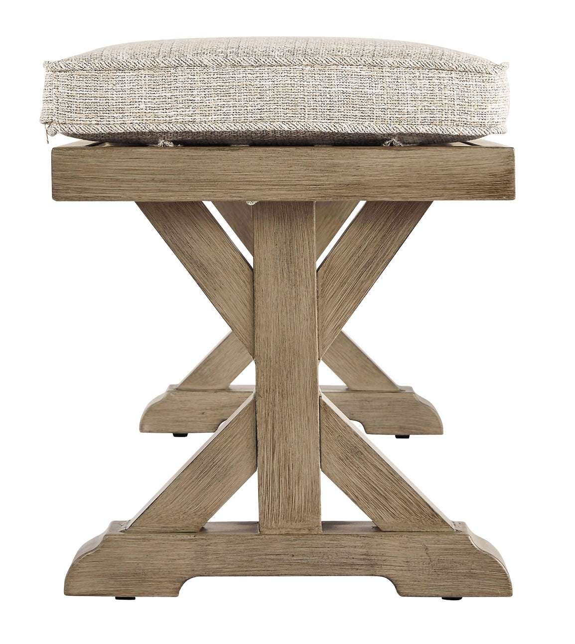 Beachcroft Bench with Cushion - Discount Furniture Connection