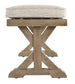 Beachcroft Bench with Cushion - Discount Furniture Connection