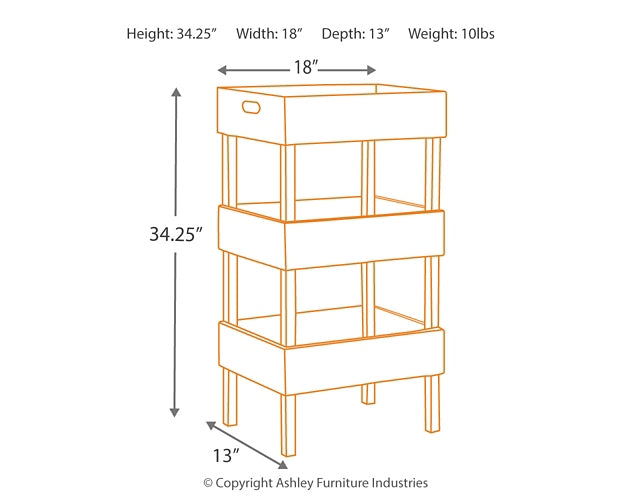 Yulton Storage Shelf - Discount Furniture Connection