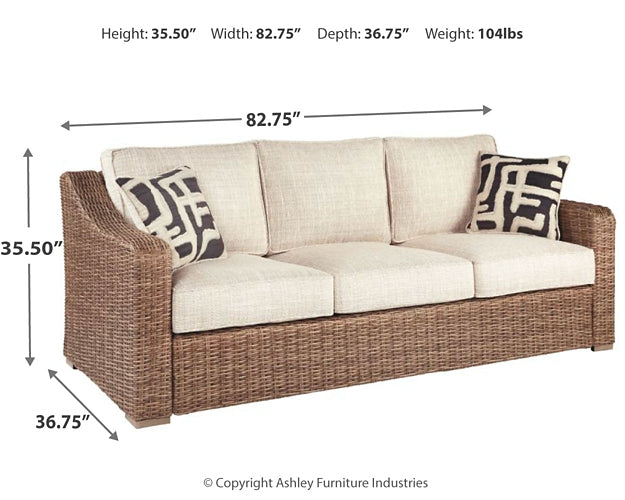 Beachcroft Sofa with Cushion - Discount Furniture Connection