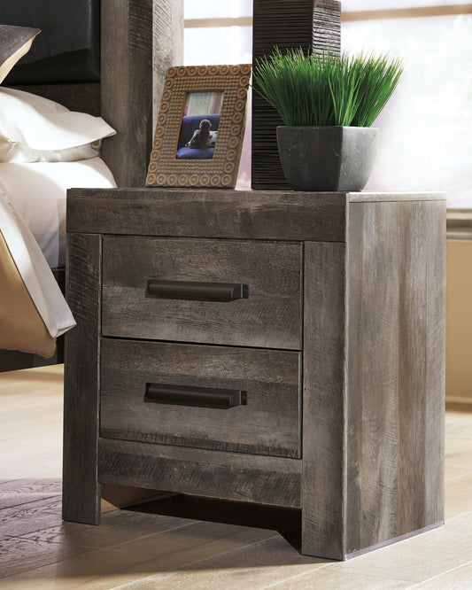 Wynnlow Two Drawer Night Stand - Discount Furniture Connection