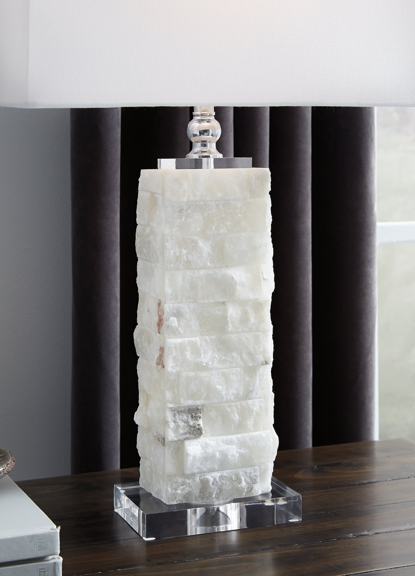 Malise Alabaster Table Lamp (1/CN) - Discount Furniture Connection