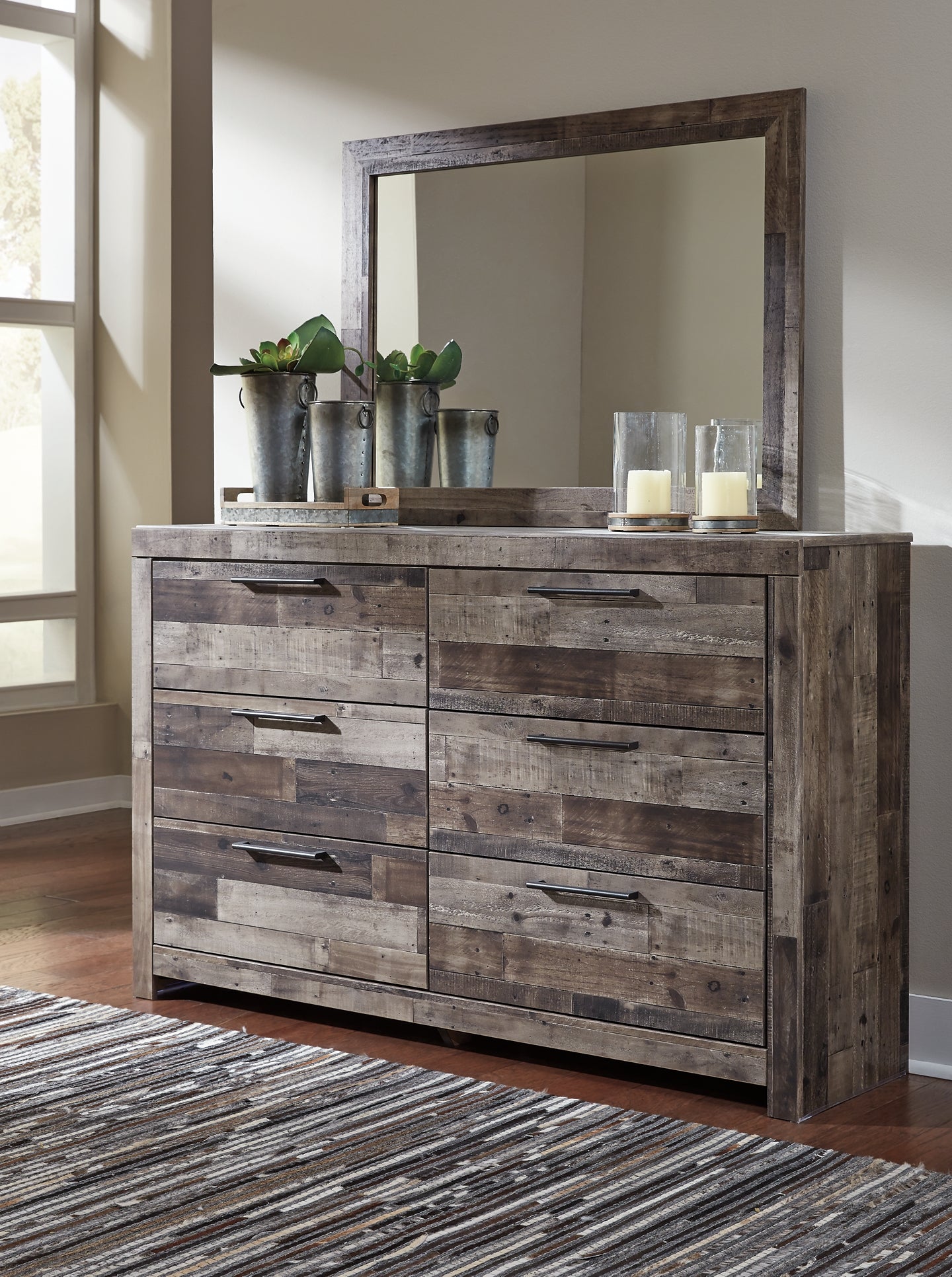 Derekson Dresser and Mirror - Discount Furniture Connection