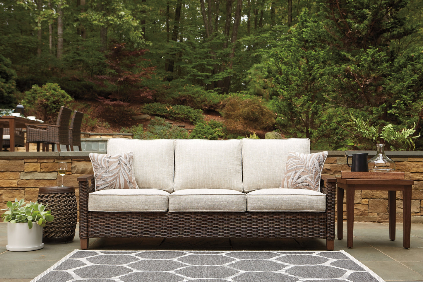Paradise Trail Sofa with Cushion - Discount Furniture Connection