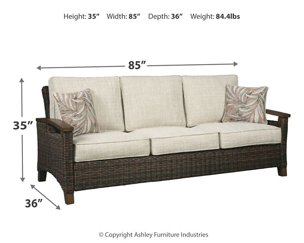 Paradise Trail Sofa with Cushion - Discount Furniture Connection