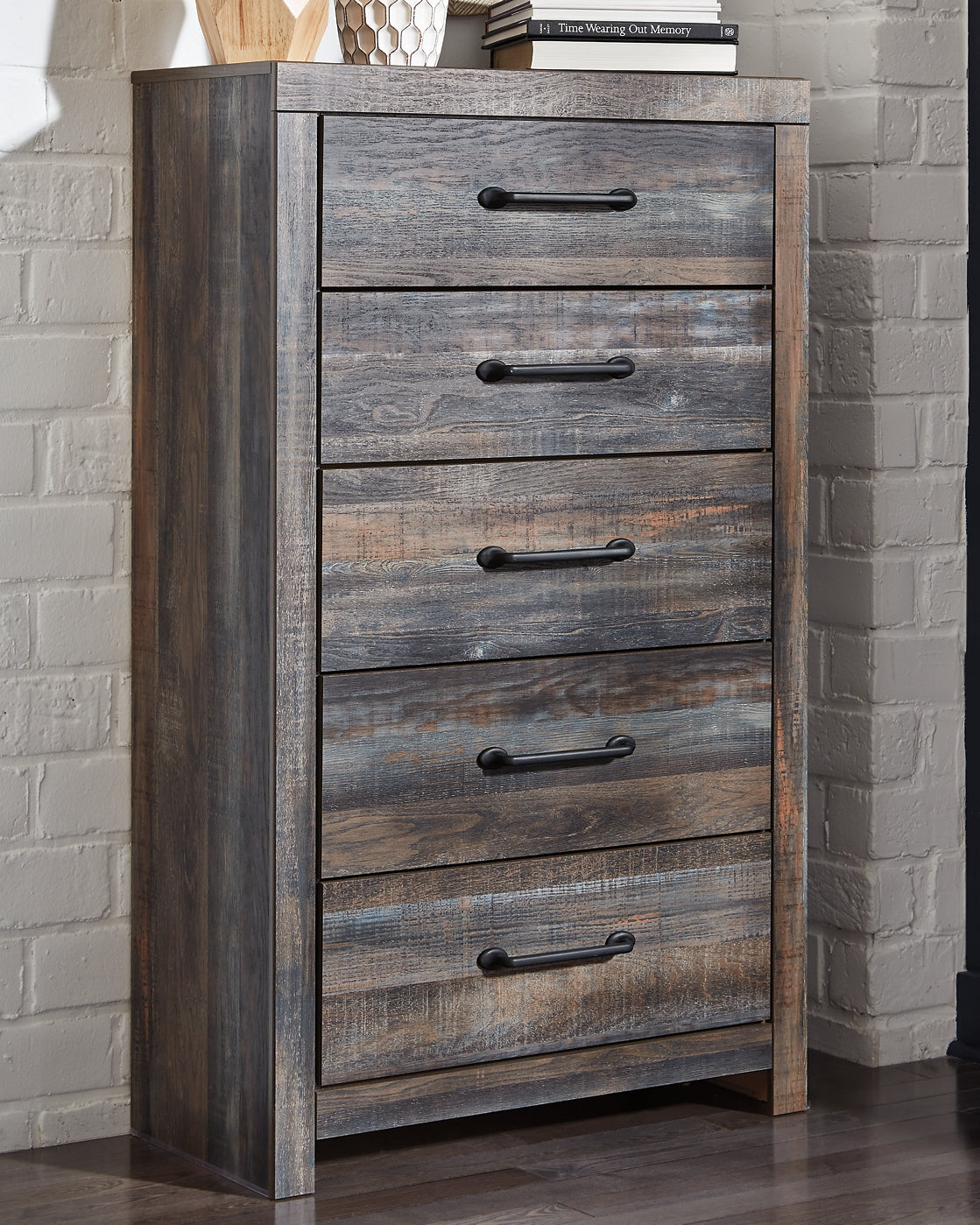 Drystan Five Drawer Chest - Discount Furniture Connection