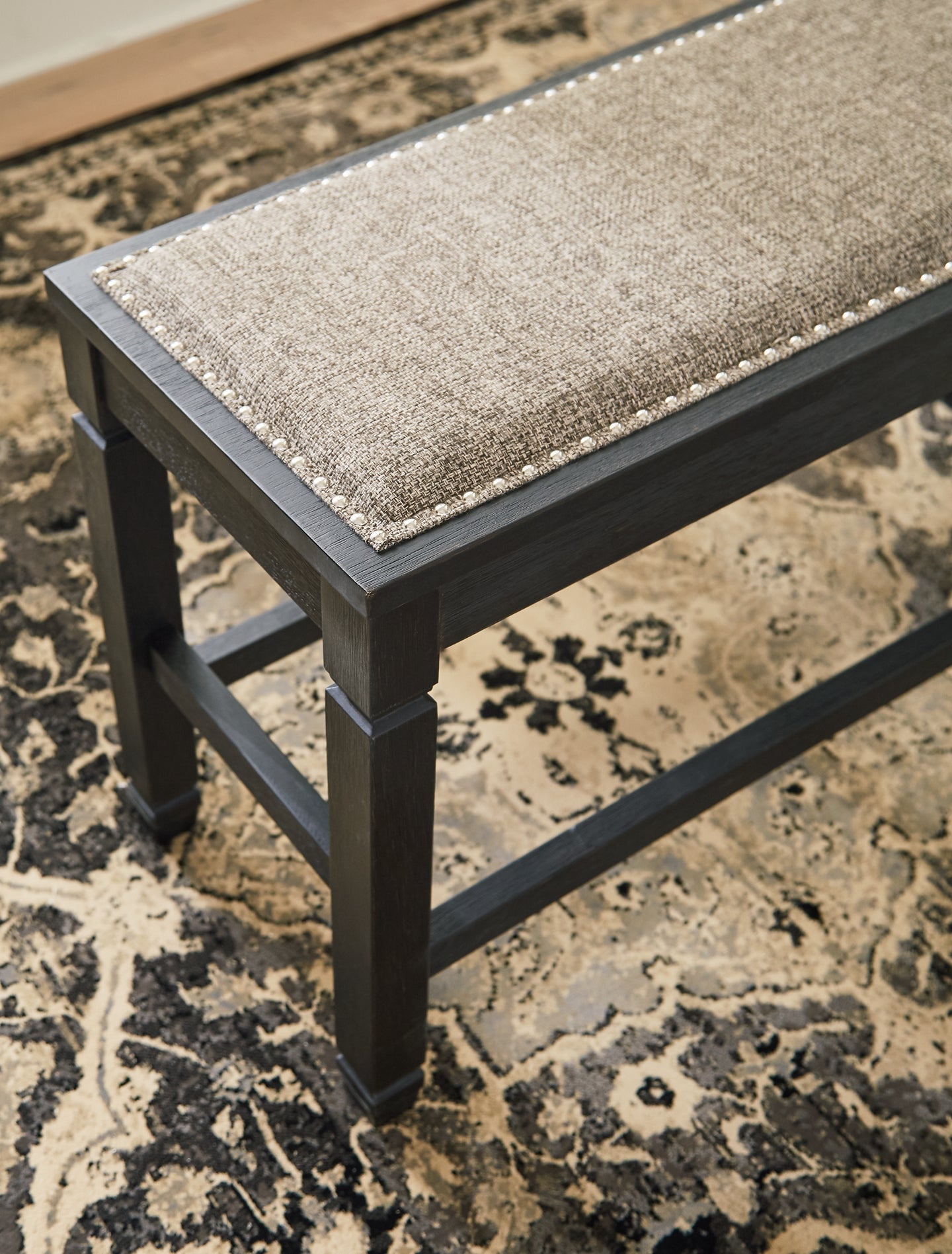 Tyler Creek DBL Counter UPH Bench (1/CN) - Discount Furniture Connection